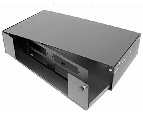 Fiber Patch and Splice Panel, Swing-Out, 2U, 4 Adapter Panel Capacity