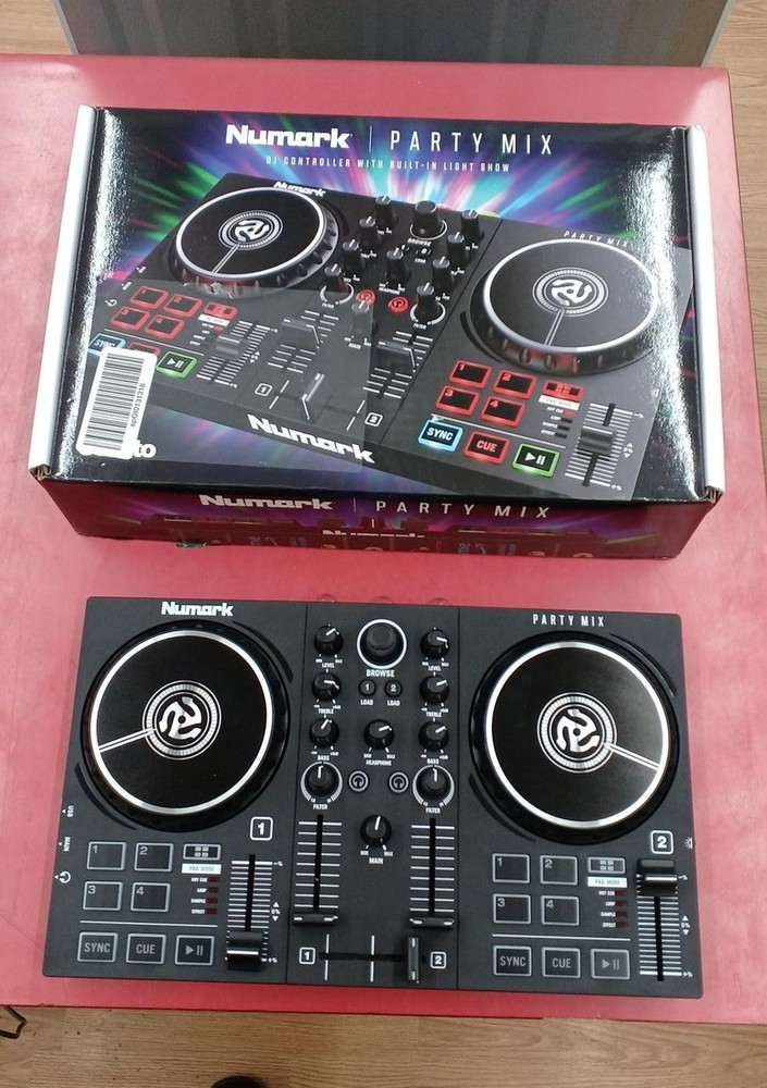 Numark Party Mix DJ Controller Portable USB MIDI Mixer New