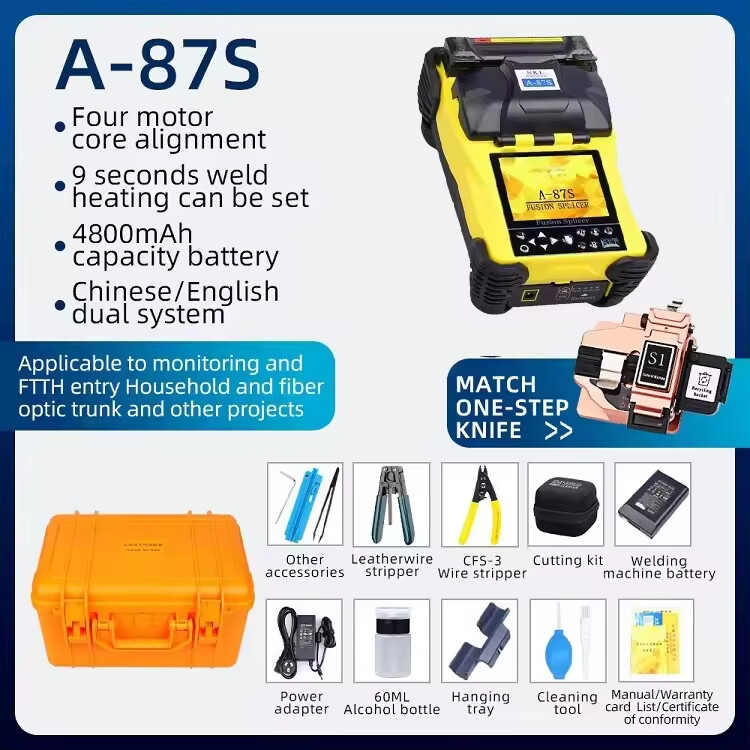 Premium Fiber Welder Fiber Optic Tool Multi-function Welding Splicing Machine