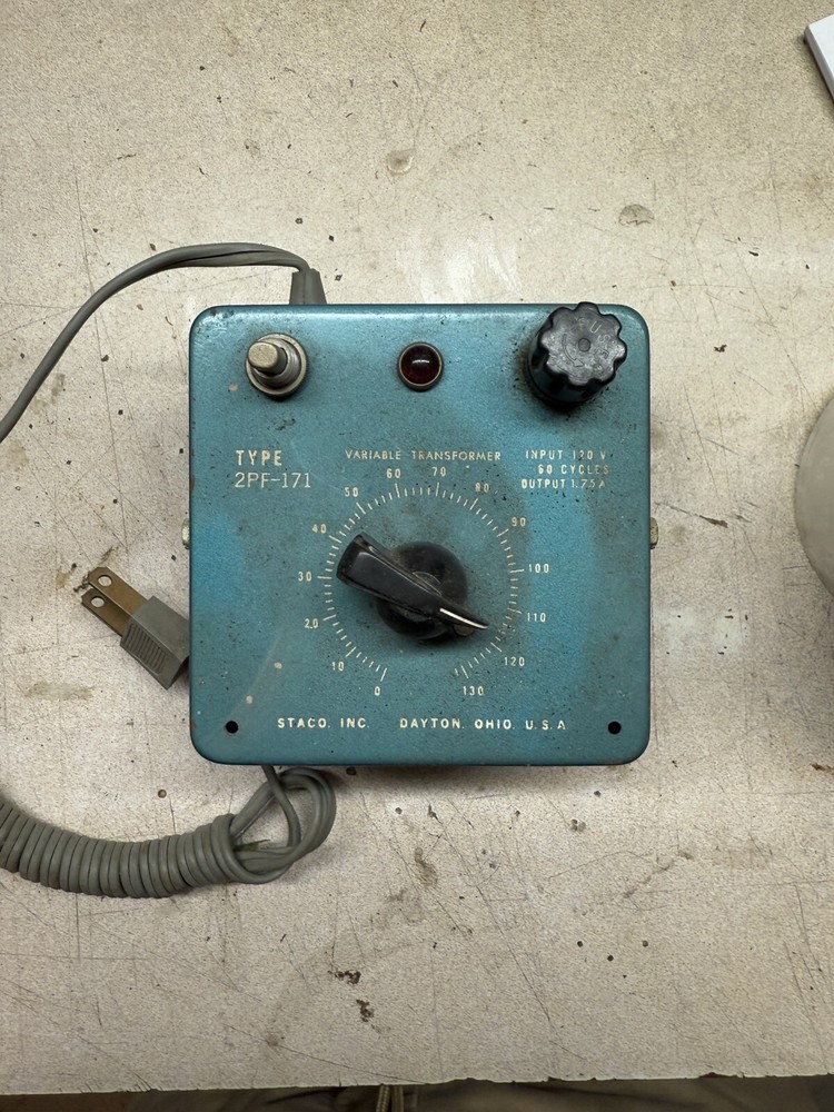Staco 2pf-171 Variable Transformer