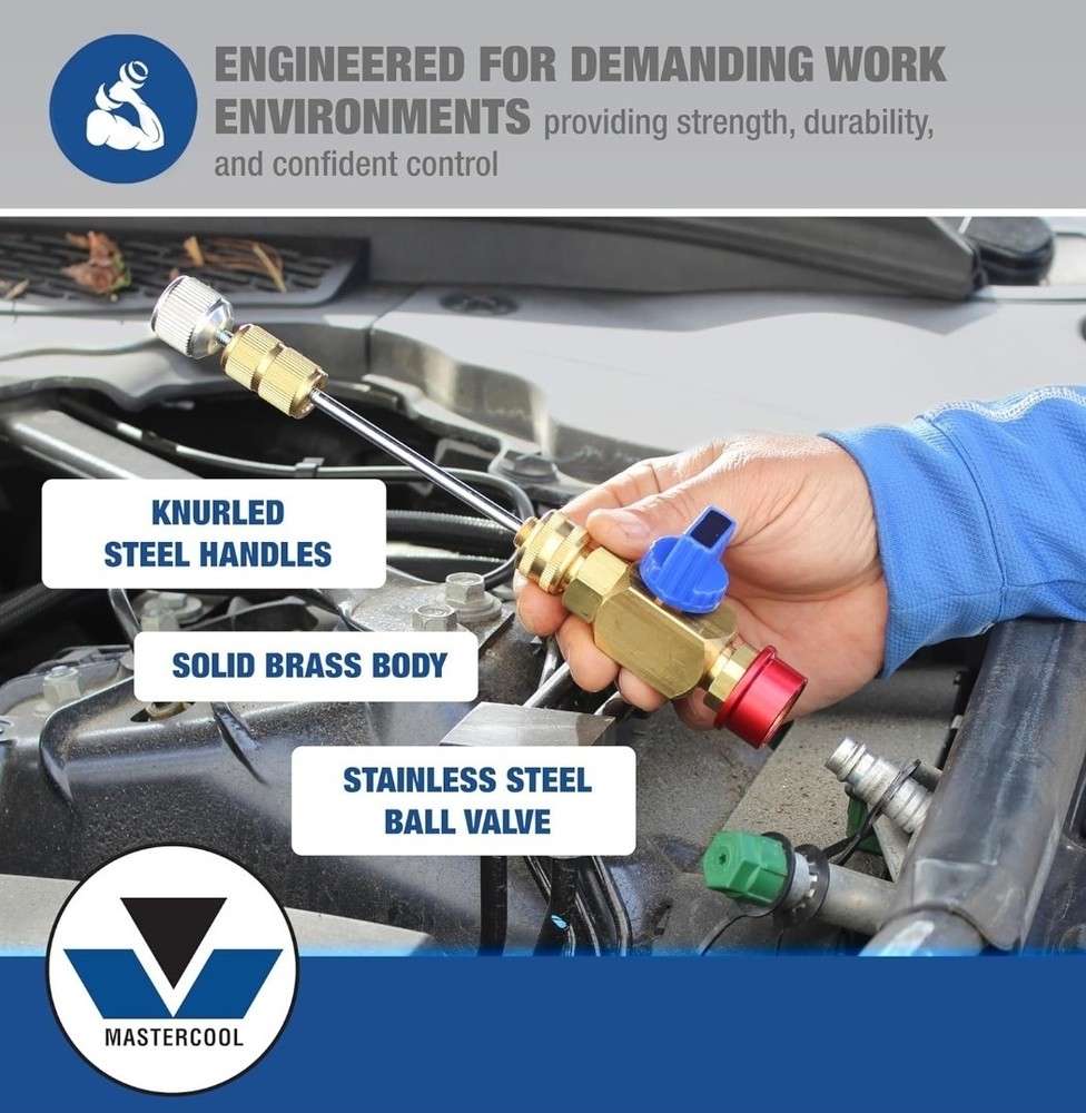 Mastercool 58490 Universal R12 and R134a Master Kit