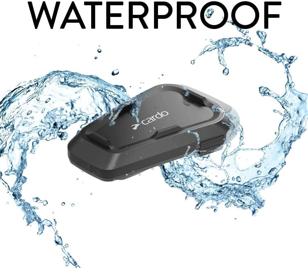Systems Spirit Motorcycle Bluetooth Communication Headset, 2-Way Bluetooth, T...