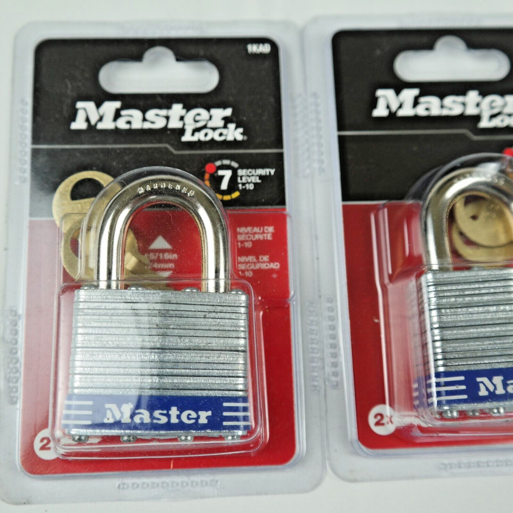 Master Lock 1KAD 15/16" Lock 3pk