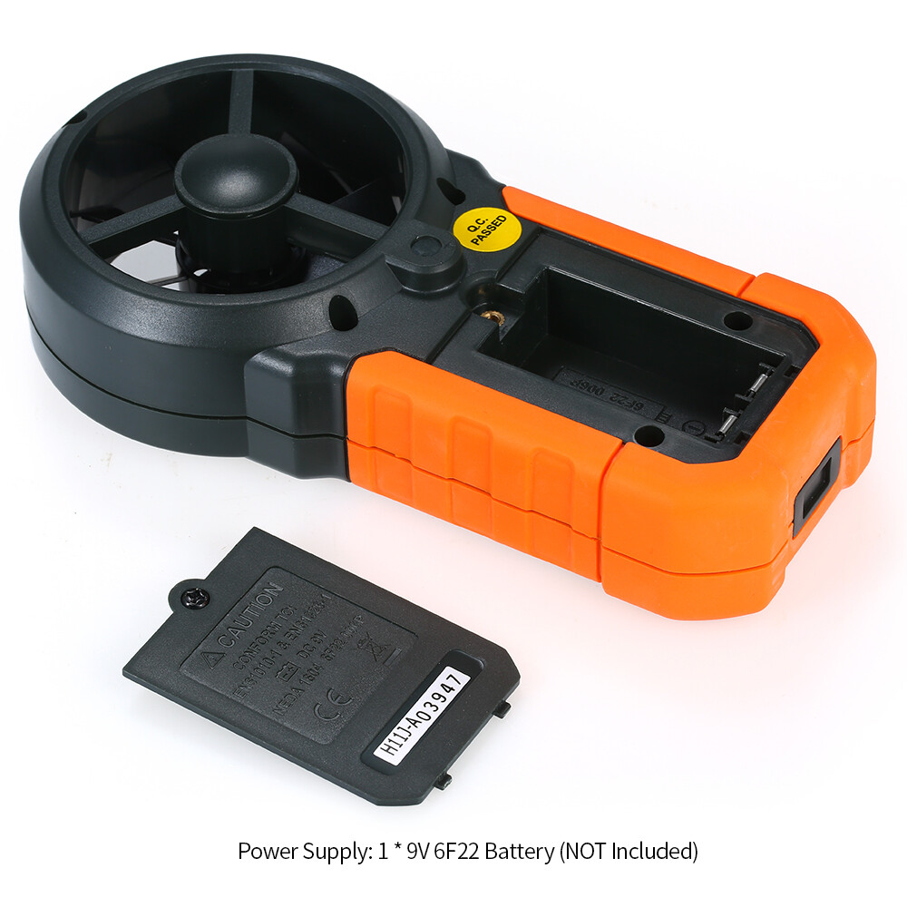 PEAKMETER Handheld Anemometer Portable Wind Speed Meter CFM Meter Wind O4B8