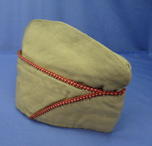 WWII Era US EM Garrison - Overseas Cap Engineer Piping / #5
