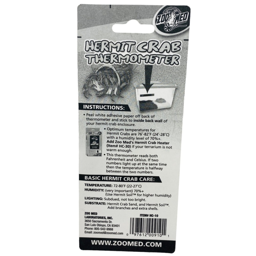 Zoo Med Hermit Crab Thermometer