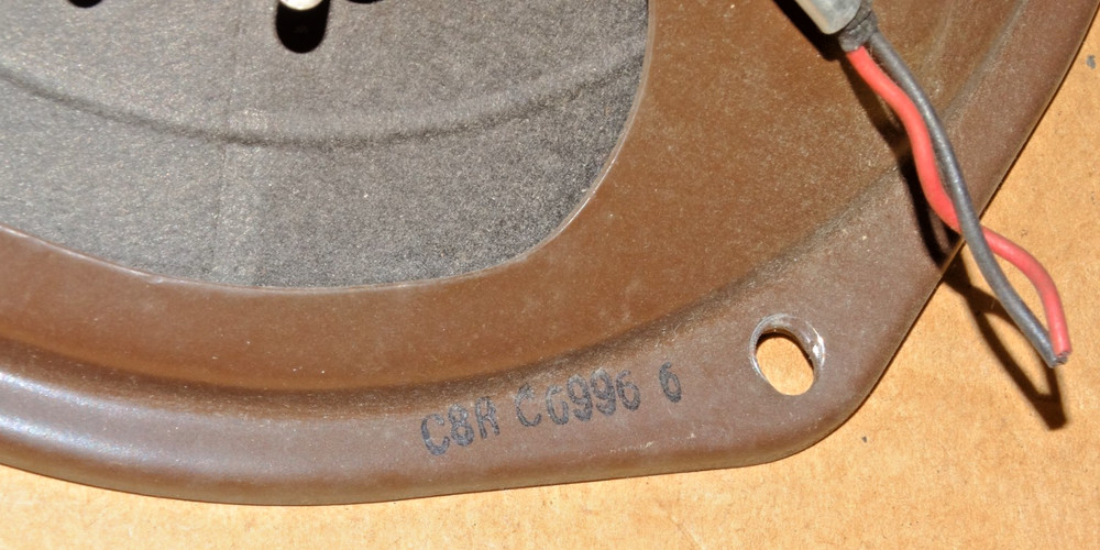 2 x Jensen C8R Speakers* 8 ohm*1966*Tested Good*#6