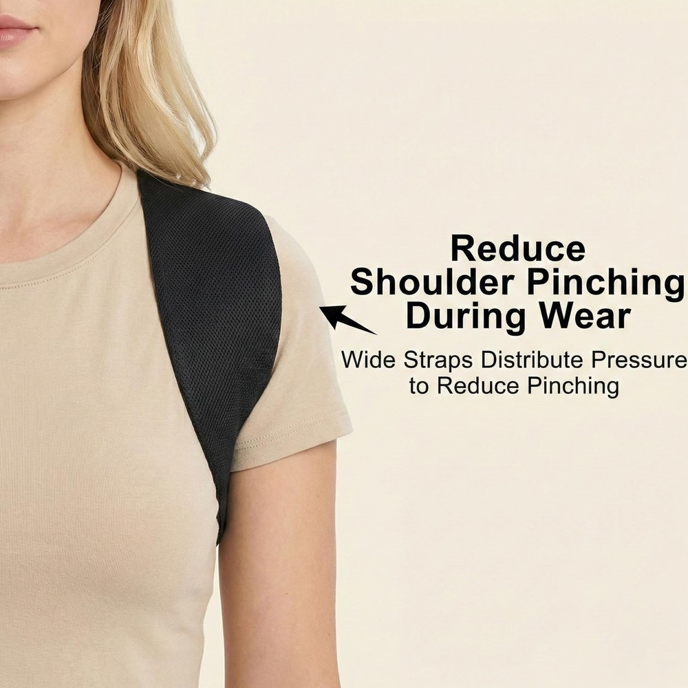 Full Back Posture Corrector for Women & Men – Pull-Back System Posture Bra