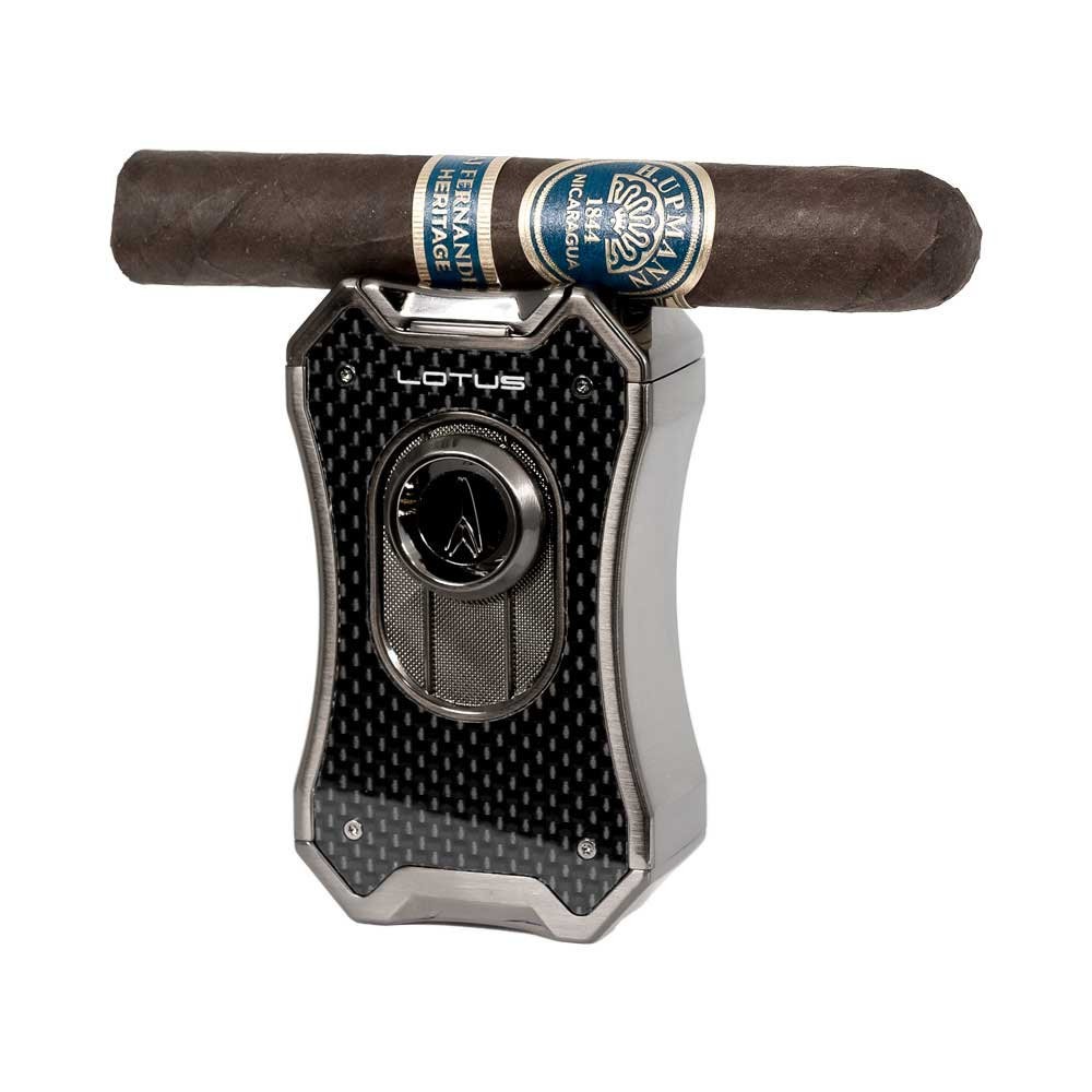 Lotus Emperor Quad Torch Lighter - Black