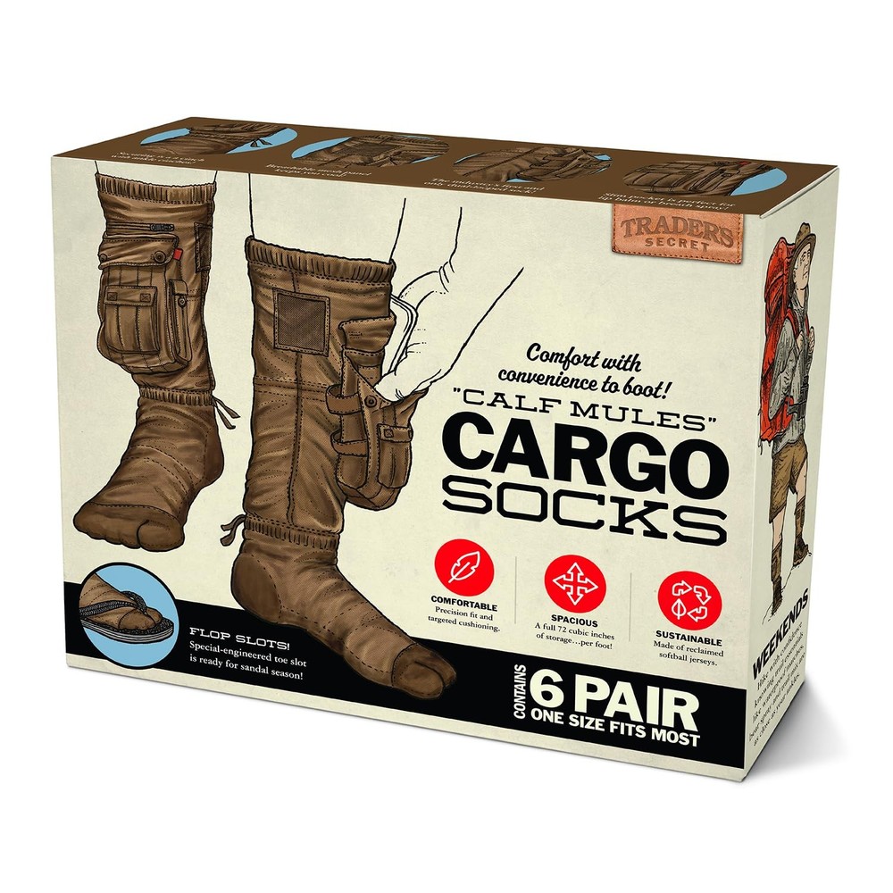 PrankO Cargo Socks Prank Gift Box – Empty Joke Present Box for Adults & Teens...