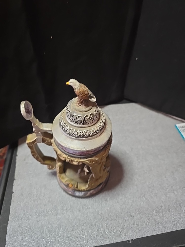 decorative illuminated eagle Family stein