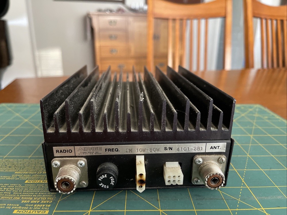Mirage B108 VHF 2 Meter 144mhz Linear Amplifier UNTESTED