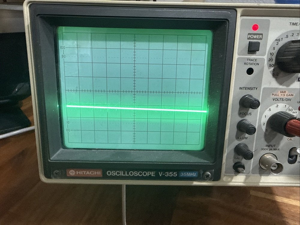 OSCILLOSCOPE HITACHI V-355 35MHZ