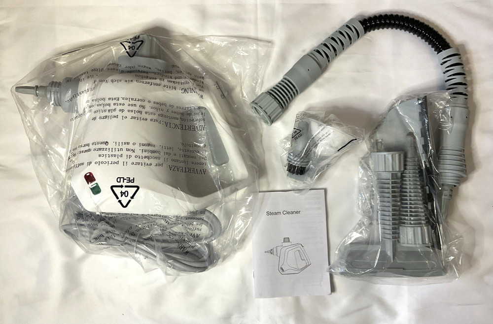 Handheld Pressurized Steam Cleaner (White)