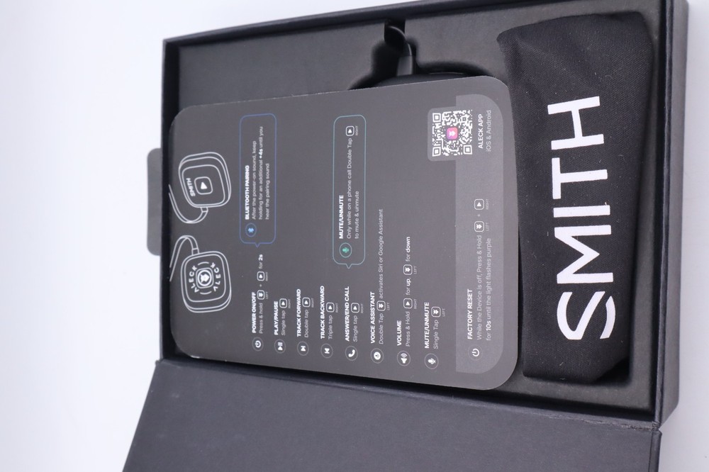 SMITH ALeck Nunchucks Bluetooth Enabled Helmet Speakers