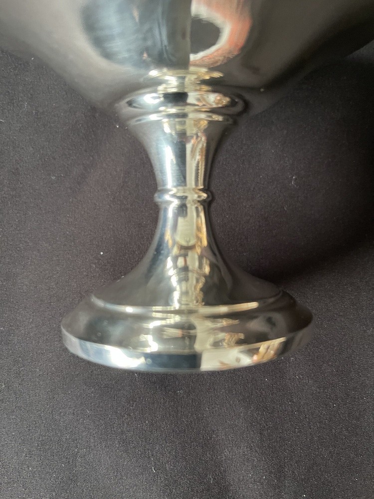 Antique Solid Silver Pedestal Bowl. Sheffield 1977.