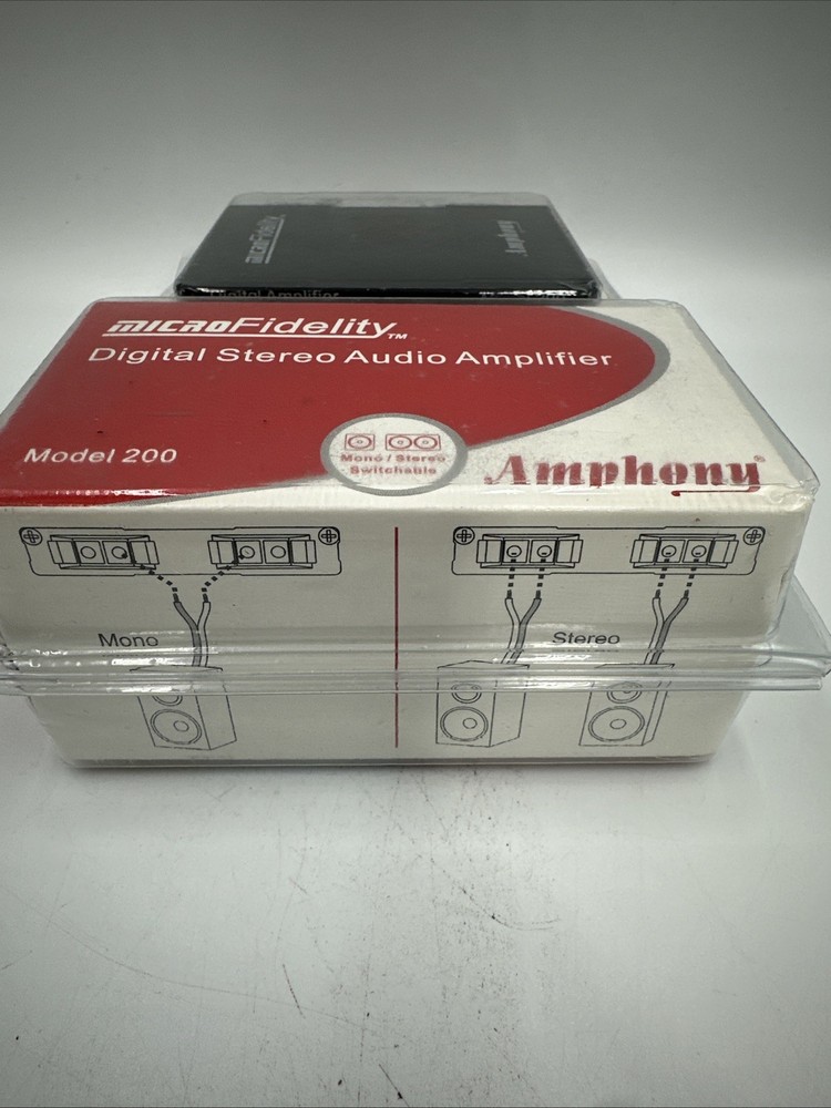 Amphony Digital Stereo Amplifier Model 200