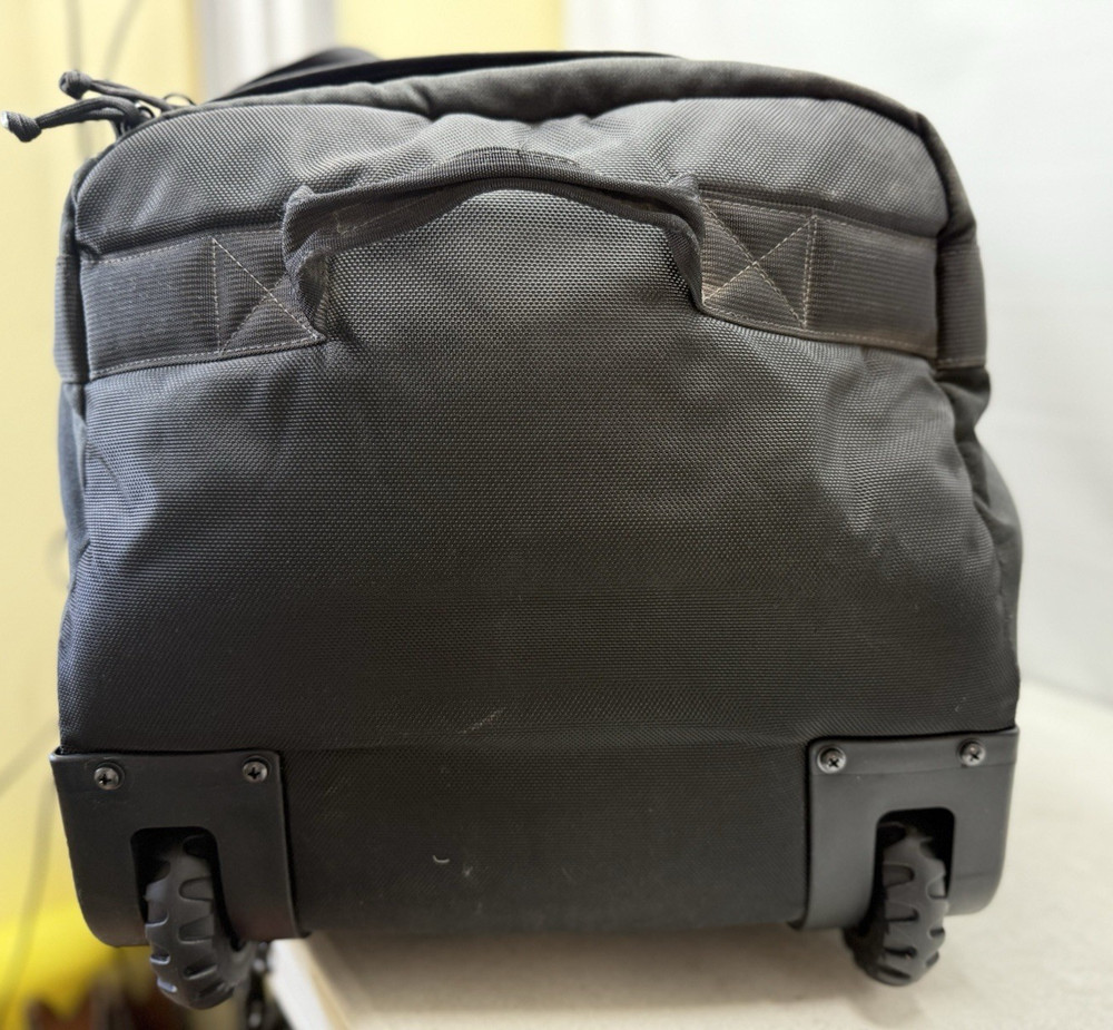 USMC THIN AIR GEAR Rolling Deployment Bag Black Duffle Huge