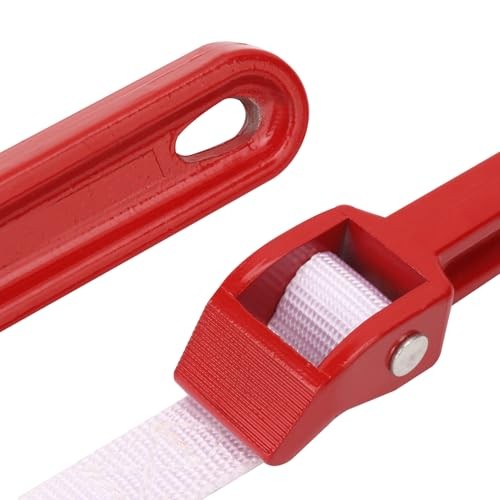 12 Inch Handle Strap Wrench with Nylon Strap, Heavy Duty Adjustable Anti 4 Pack