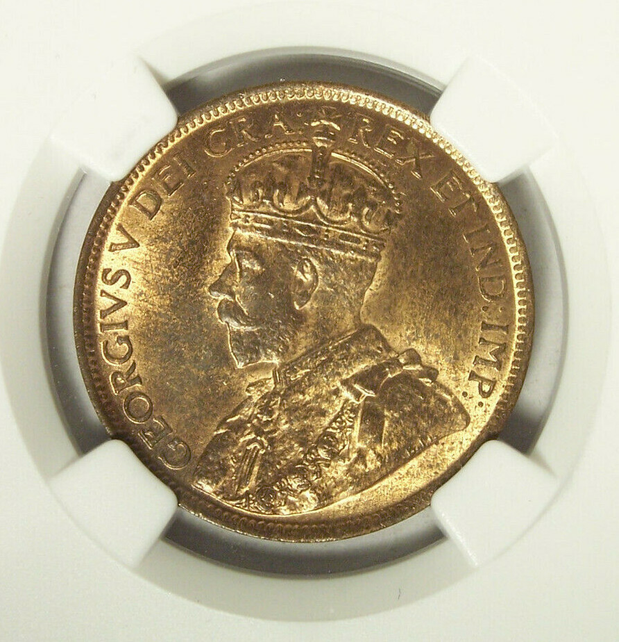 1915 Canada Large Cent MS 64 NGC Red Brown