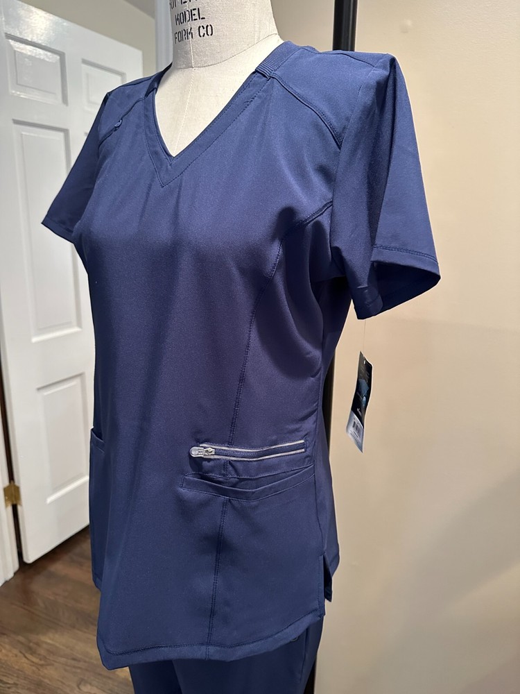 Contego Active Stretch Navy Scrub Set - Size Small - NWT