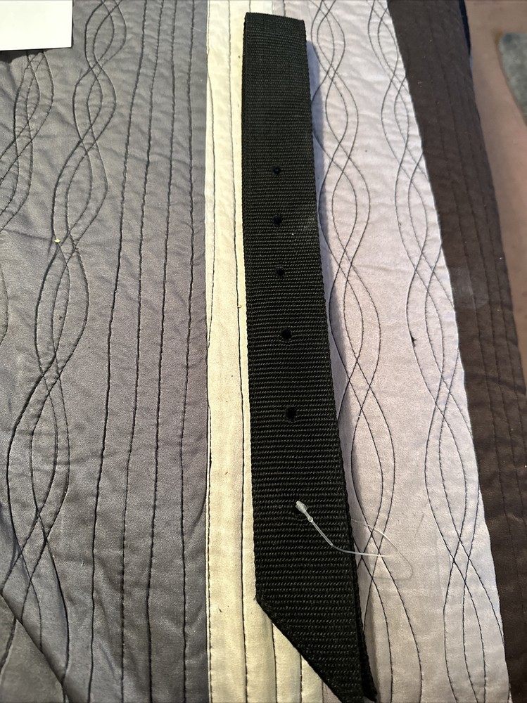 Horse Size black nylon off billet strap new