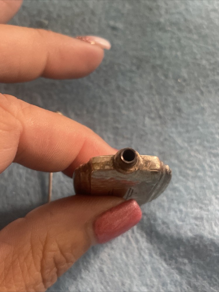 Vintage Sterling Silver Perfume Bottle No Monogram Marked Webster Sterling