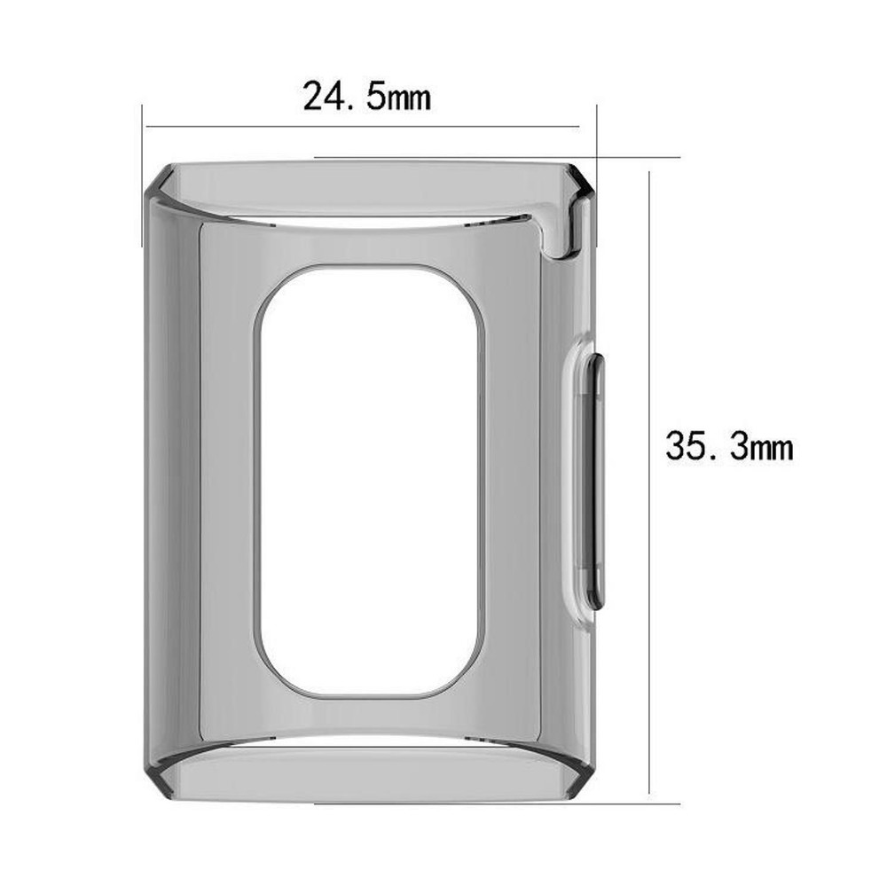 Compatible TPU Protection Silicone Case Screen Protector for Fitbit Charge 3