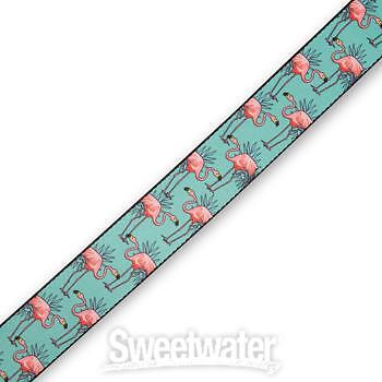 Levy's MPD2 Polyester Guitar Strap - Flamingos