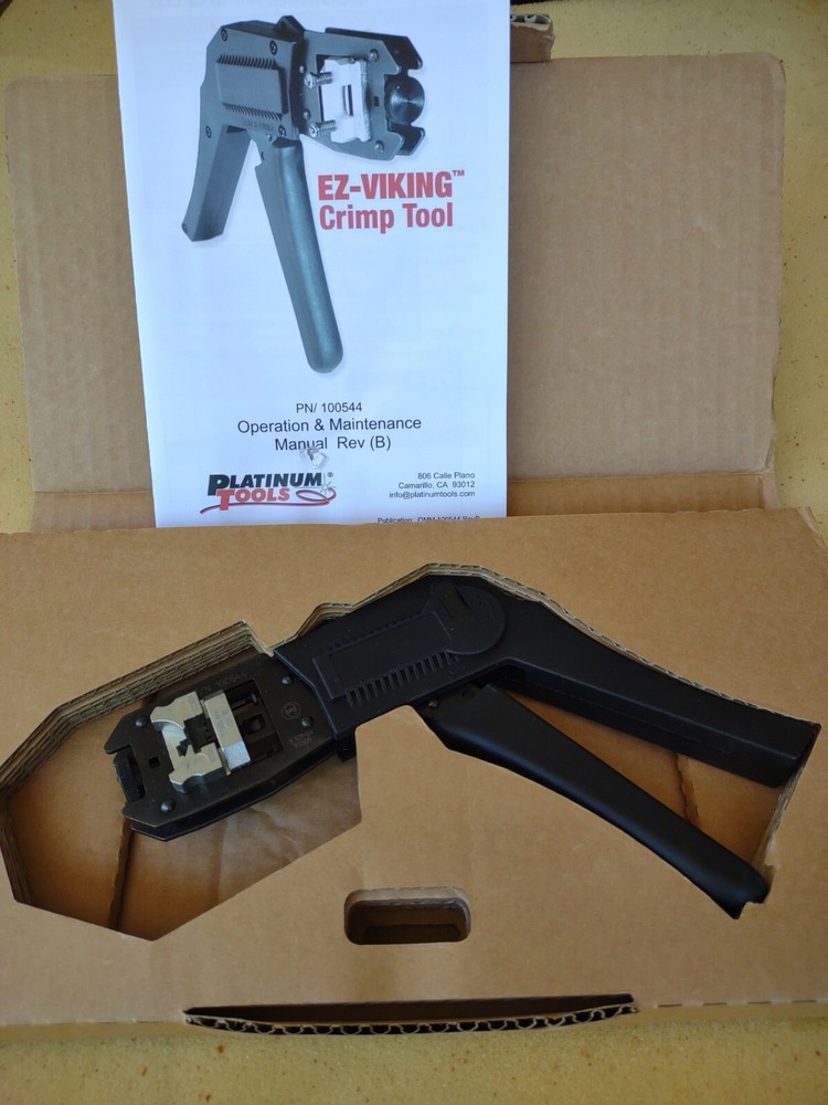 Platinum Tools 100544 EZ-VIKING Crimp Tool