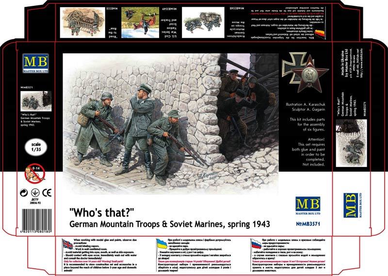 Who’s that?, German Mountain Troops & Soviet Marines, spring 1/35 MasterBox 3571