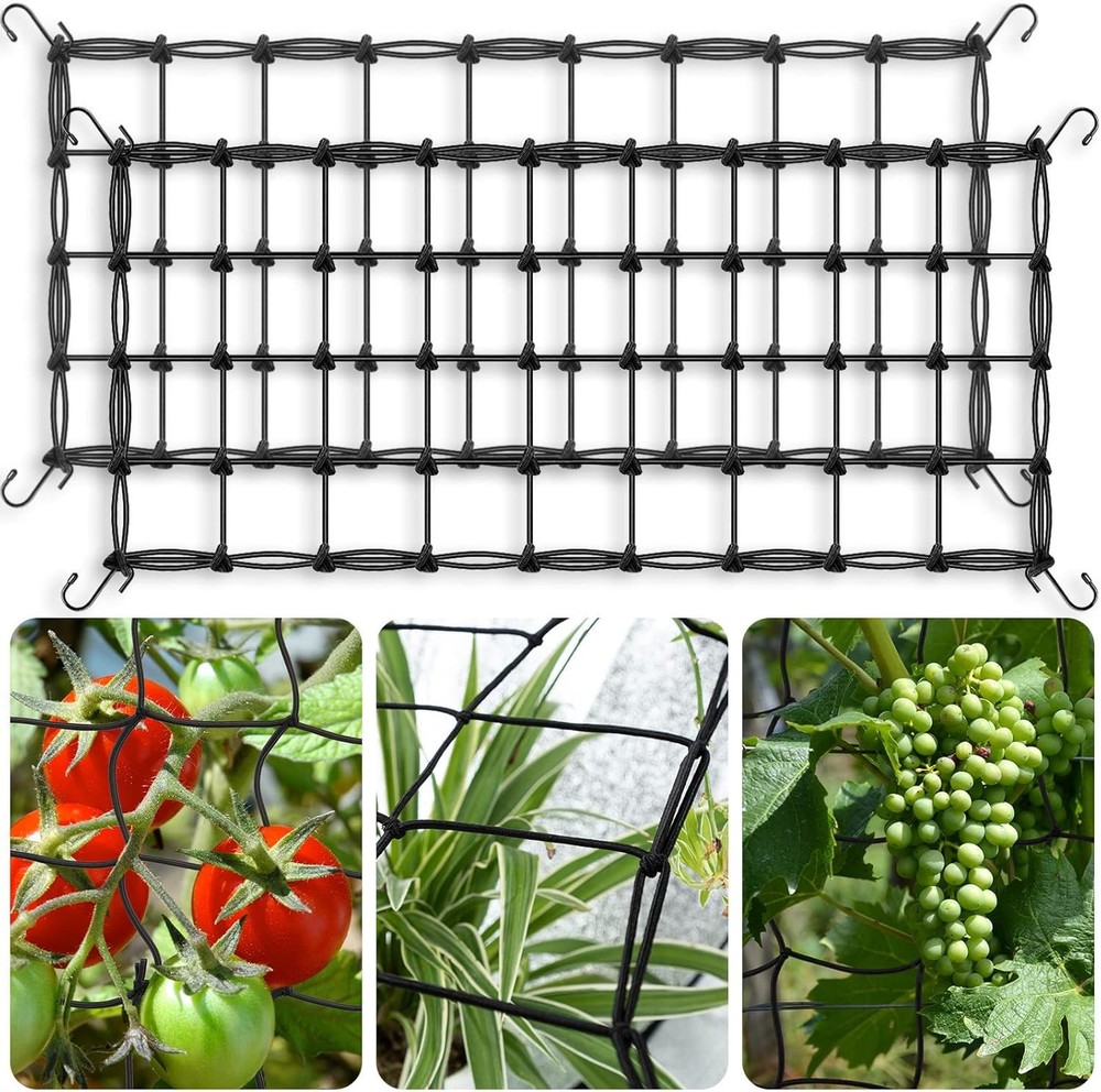 Grow Tent Net 2x4 Elastic Trellis Support 2 Pack