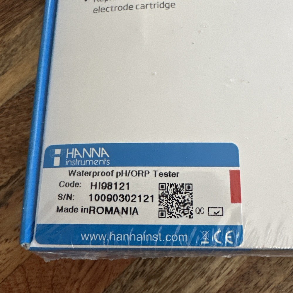 ORP/pH/Temperature Tester (HI98121) - Hanna Instruments