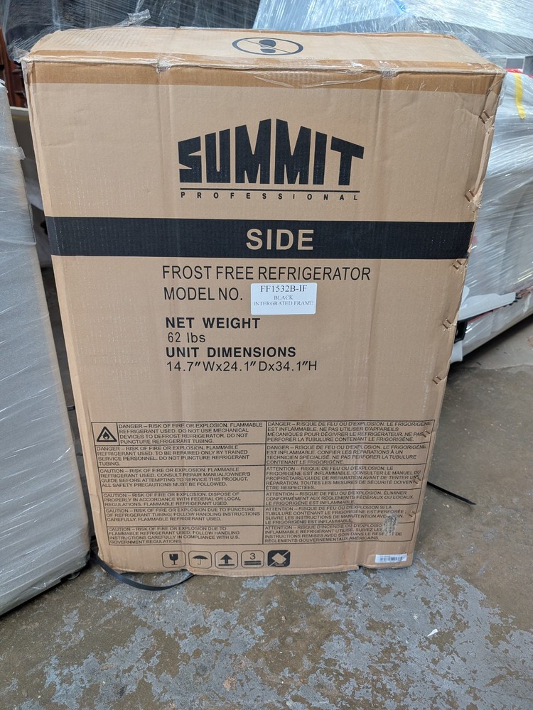 Summit 15" Undercounter All Refrigerator (FF1532BIF)