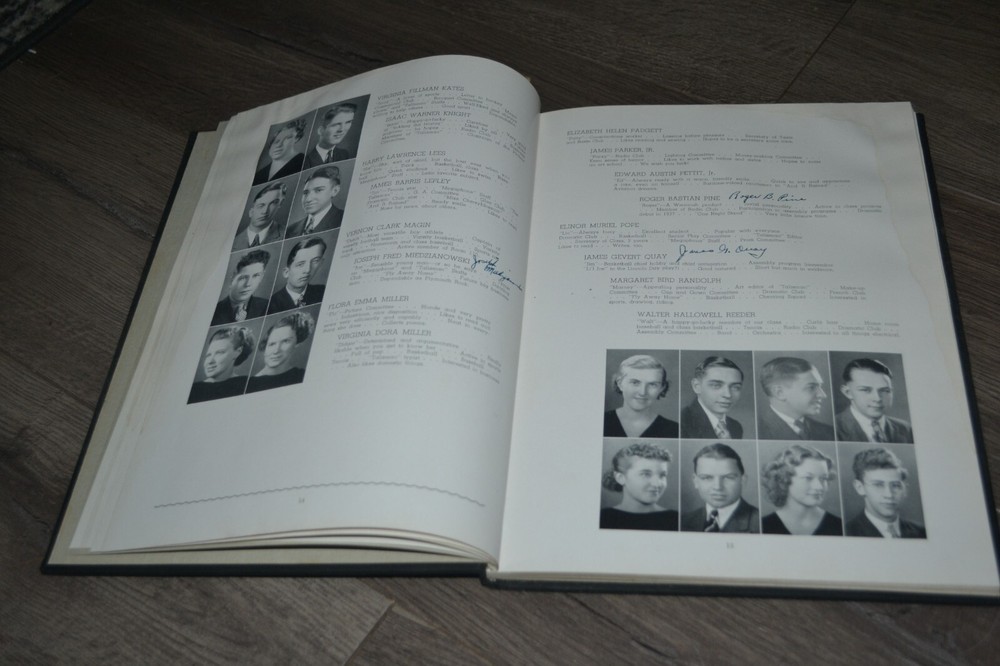 1937 Pitman High School yearbook The Talisman NJ NOTE