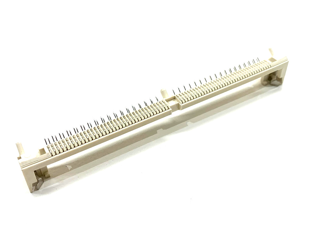 28-pcs AMP 348546-1 EDO SIMM Memory Socket 72 Pin 40 Degree Angle White