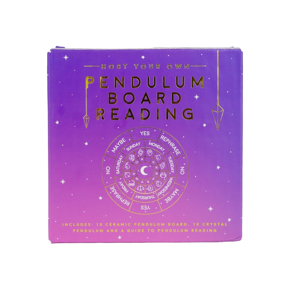 Pendulum Board Divination Kit – Dowsing Board with Crystal Gift Set