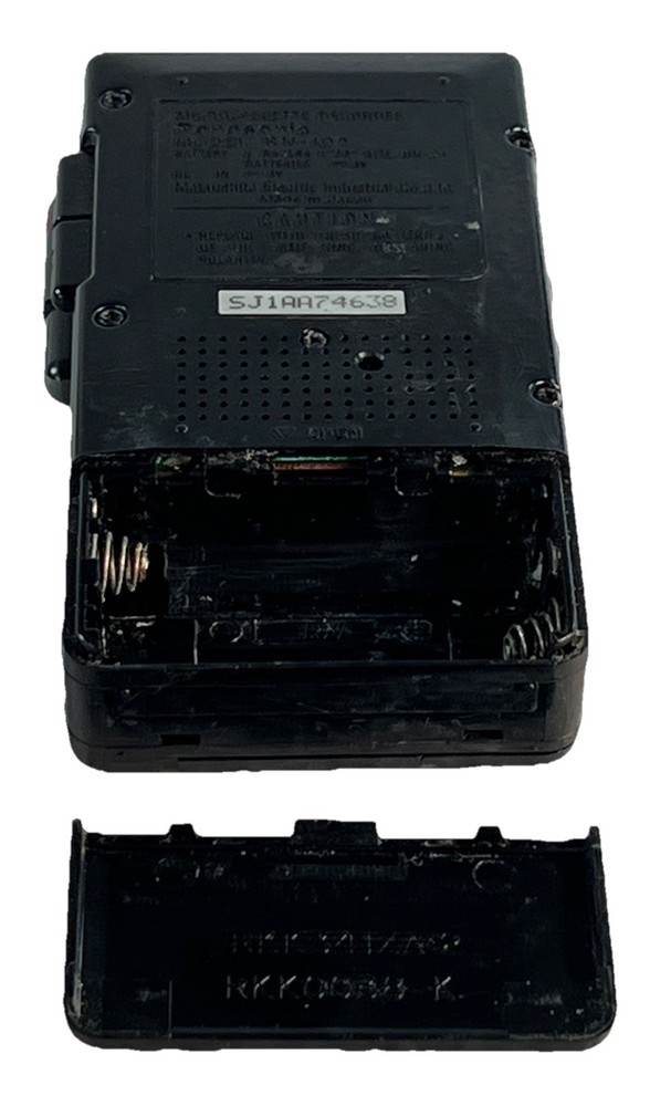 Panasonic Rn-102 Micro Cassette Recorder Fast Playback 2 Speed S2 Tested Works