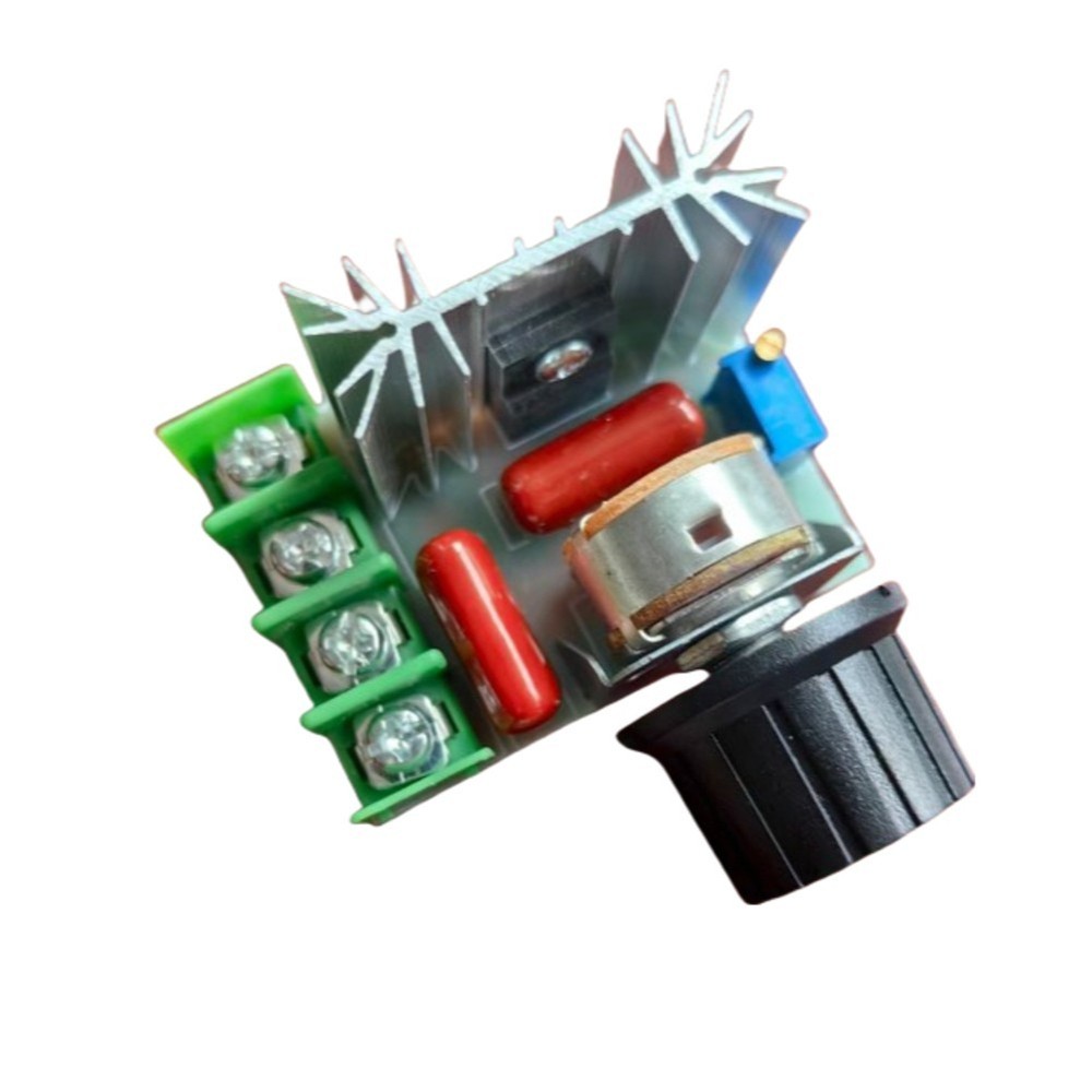 Motor Speed Controller 2000W AC Voltage Regulator with Switch for Light Dimming