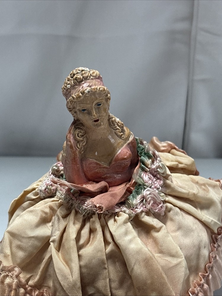 vintage half doll pin cushion
