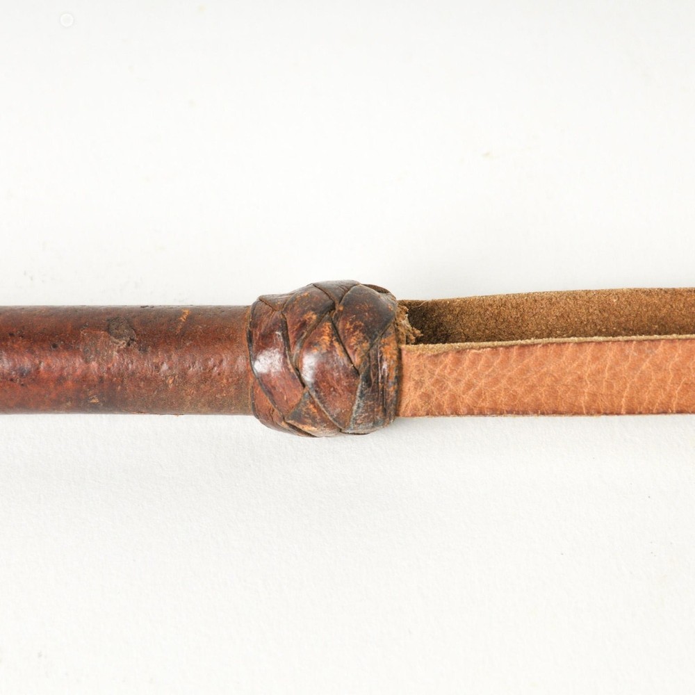 Horse Tail Fly Whisk with Leather Handle