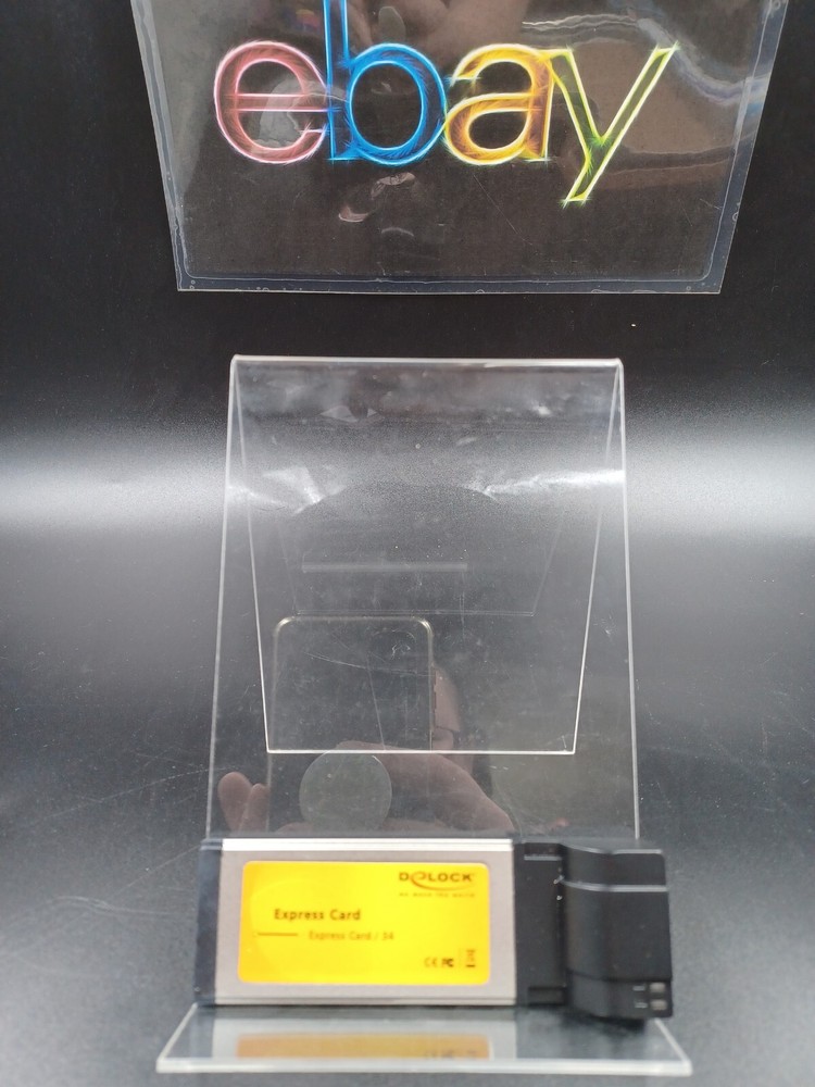 ✨USED✨️ Delock Express Card to Gigabit LAN Network Adaptor Windows 2000/XP/Linux