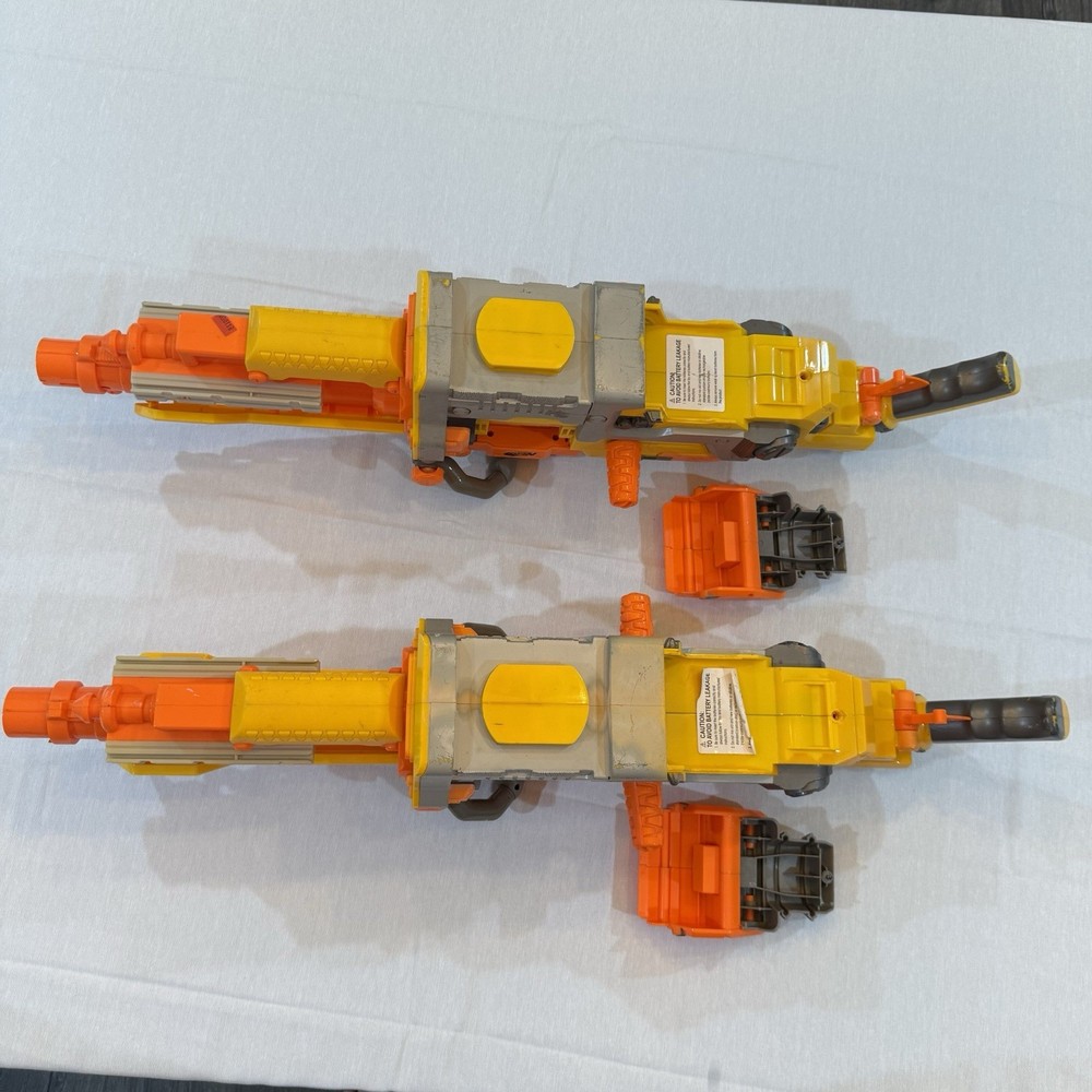 Nerf Vulcan EBF 25 Blaster Dart Gun Untested Missing Battery Tray