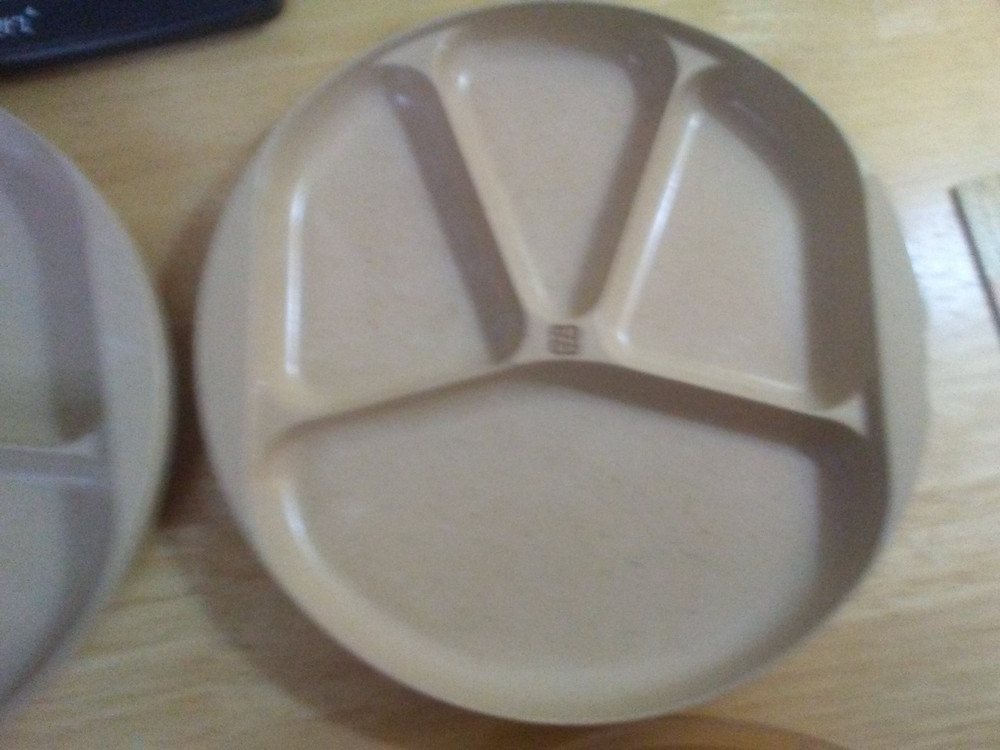 Littonware Microwave Divided Plates with Lids
