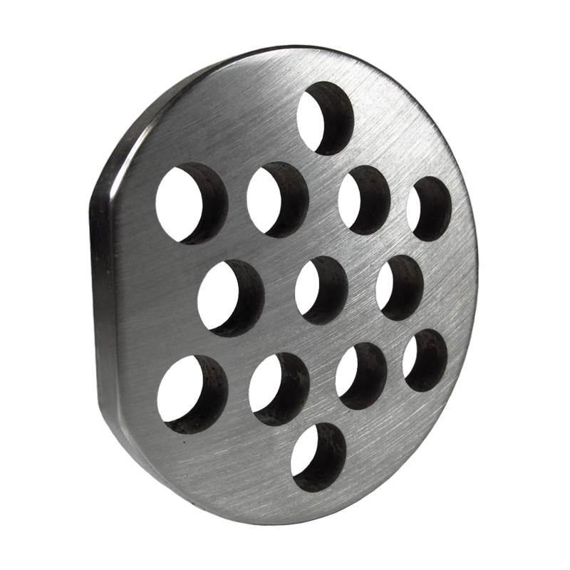 GRINDER PLATE #12 - 1/2 HOLE W/ 1 FLAT EDGE