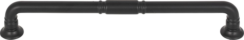Top Knobs TK1005BLK Kent Pull 7 9/16" (c-c) Flat Black