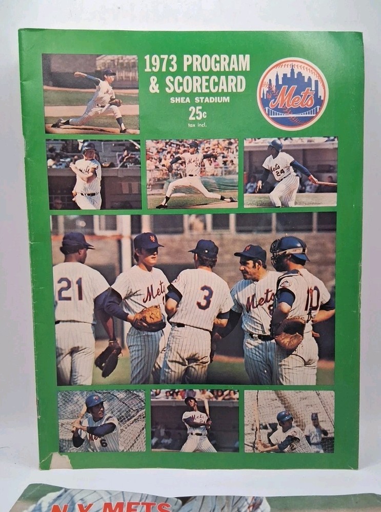 Ny Mets 1973 & 1976 Programs