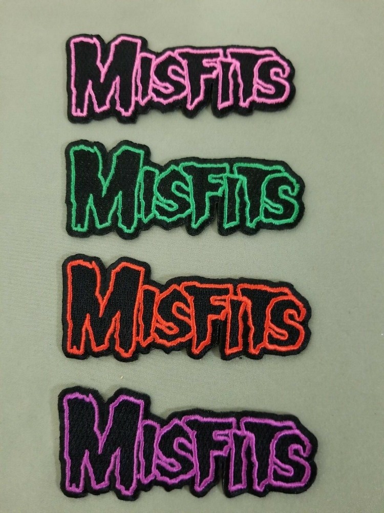 new misfits embroidered iron on patch.