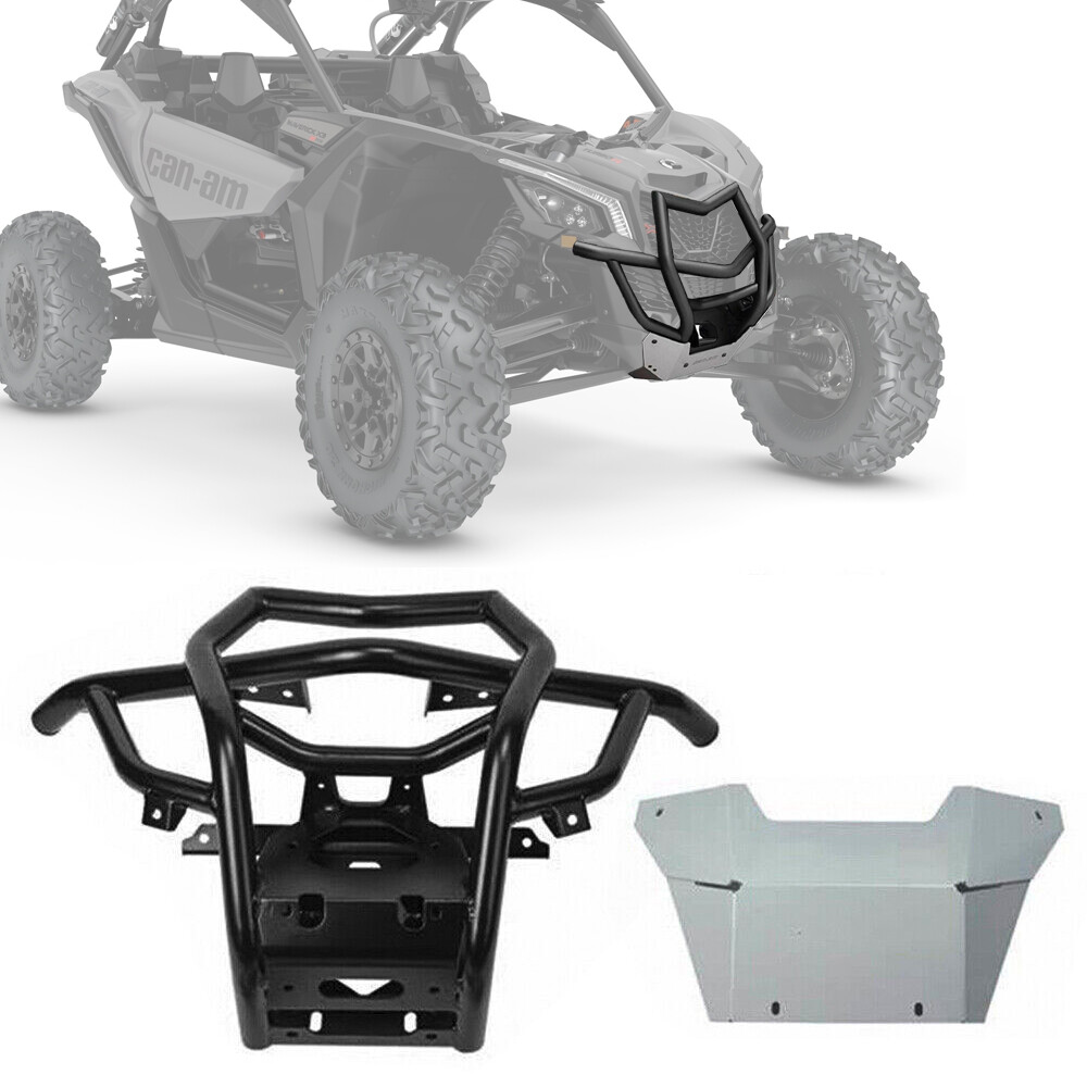 Front Pre-Runner Bumper Brush Guard For 2017-2023 Can-Am Maverick X3 Max