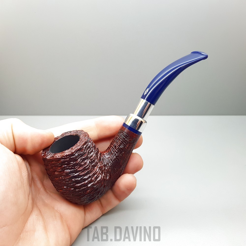 Savinelli Elegance 606 Rustic Brown Dark 9Mm Pipe Made In Italy